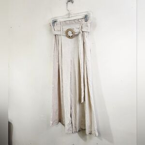 Pure Venice Paper bag Wide Leg Pants